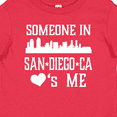 thumbnail image 4 of Inktastic San Diego Someone Loves Me Skyline Boys or Girls Baby T-Shirt, 4 of 5