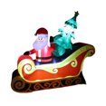thumbnail image 3 of A Holiday Company 7 Ft Wide Inflatable Santa Sleigh Holiday Lawn Decoration, 3 of 4