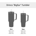 thumbnail image 4 of Drinco 40oz 30oz Tumbler with Handle Vacuum Insulated Stainless Steel-30oz Kiwi, 4 of 5