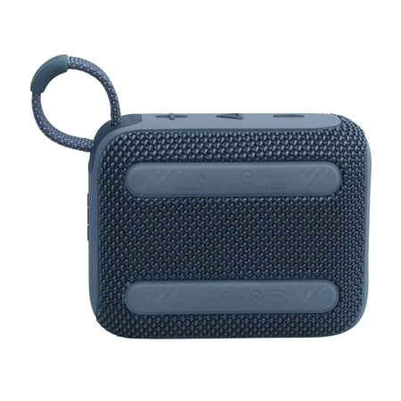 JBL Go 4 Ultra-Portable Waterproof Bluetooth Speaker, Blue