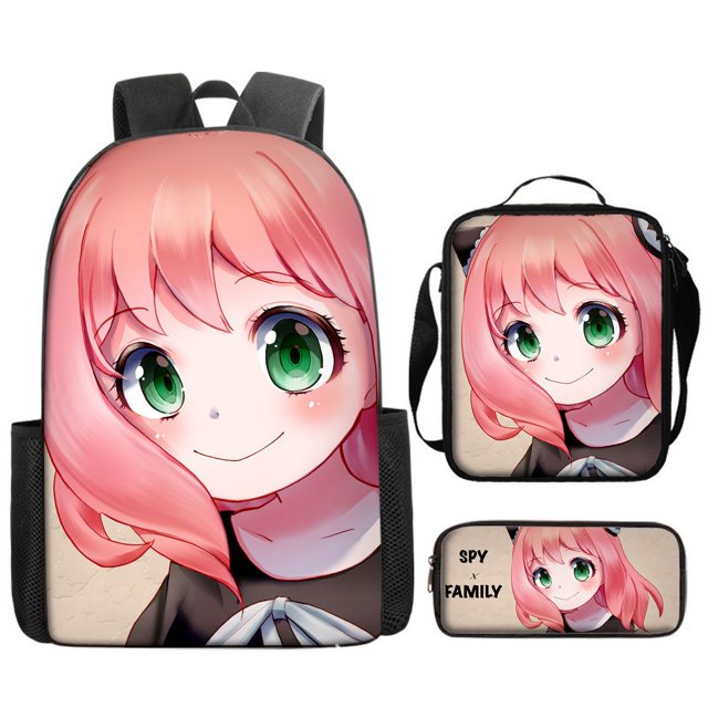 Spy Pretend Children'S School Bag Cute Cartoon Backpack Kindergarten Backpack Shoulder Bag Pencil Case