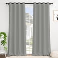 thumbnail image 4 of Tchckioa Minimalist Blackout Curtains for Living Room,42x84 Inch Privacy Protection Window Drapes,Grommet Top,2 Panels, 4 of 6