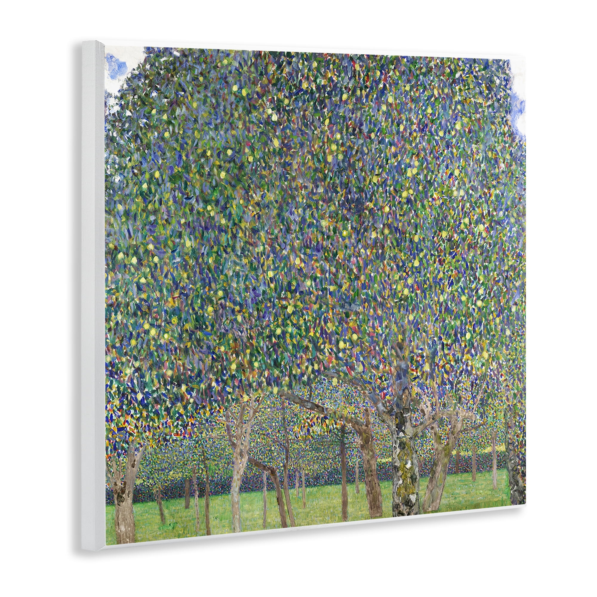 Stupell Industries Abstract Mosaic Trees Landscape & Nature Painting Unframed Art Print Wall Art, 12 x 12
