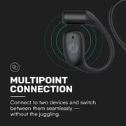 Raycon Essential Open Ear Earbuds – Open Ear Headphones, Earbuds Wireless Bluetooth, Sweat & Water-Resistant Earphones, Running Headphones with Ultra-Lightweight Design, 36 Hours Battery Life (Black)