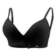 thumbnail image 2 of Tqyyweavej Women's Push Up Bras Lightly Lined Backless Balconette Bras Seamless Breathable Everyday Wireless Bras Size S to 3XL, 2 of 6