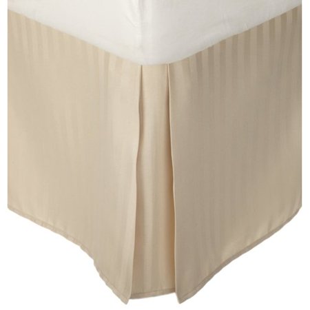 UPC 855031035770 product image for Superior 1500 Series Microfiber Wrinkle Resistant Pleated Stripe Bed Skirt with  | upcitemdb.com