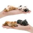 thumbnail image 2 of Set de figuras de perro durmiente realista, 8 piezas, bulldog francés Shiba Inu, 2 of 3