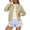 Cream Yellow, variant on NAYTOAO Women's Polka Dot Cardigan Sweater, Crew Neck Button Down Long Sleeve Knit Open Front Casual Outerwear for Fall Winter