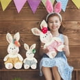 thumbnail image 3 of 2026 New Easter Bunny Plush Toys, Easter Stuffed Animals Toys Bunny Decor Soft Pillow Toys, Easter Bunny Doll Desktop Decoration Accessory, Gifts for Bunny Easter Holiday Birthday (17.73", Yellow), 3 of 5