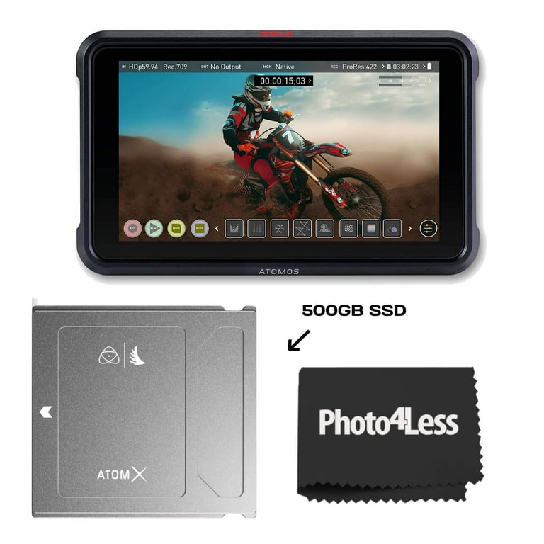 ATOMOS NINJA V （500GB SSD＋リーダー付） NINJA V | ATOMOS - アトモス