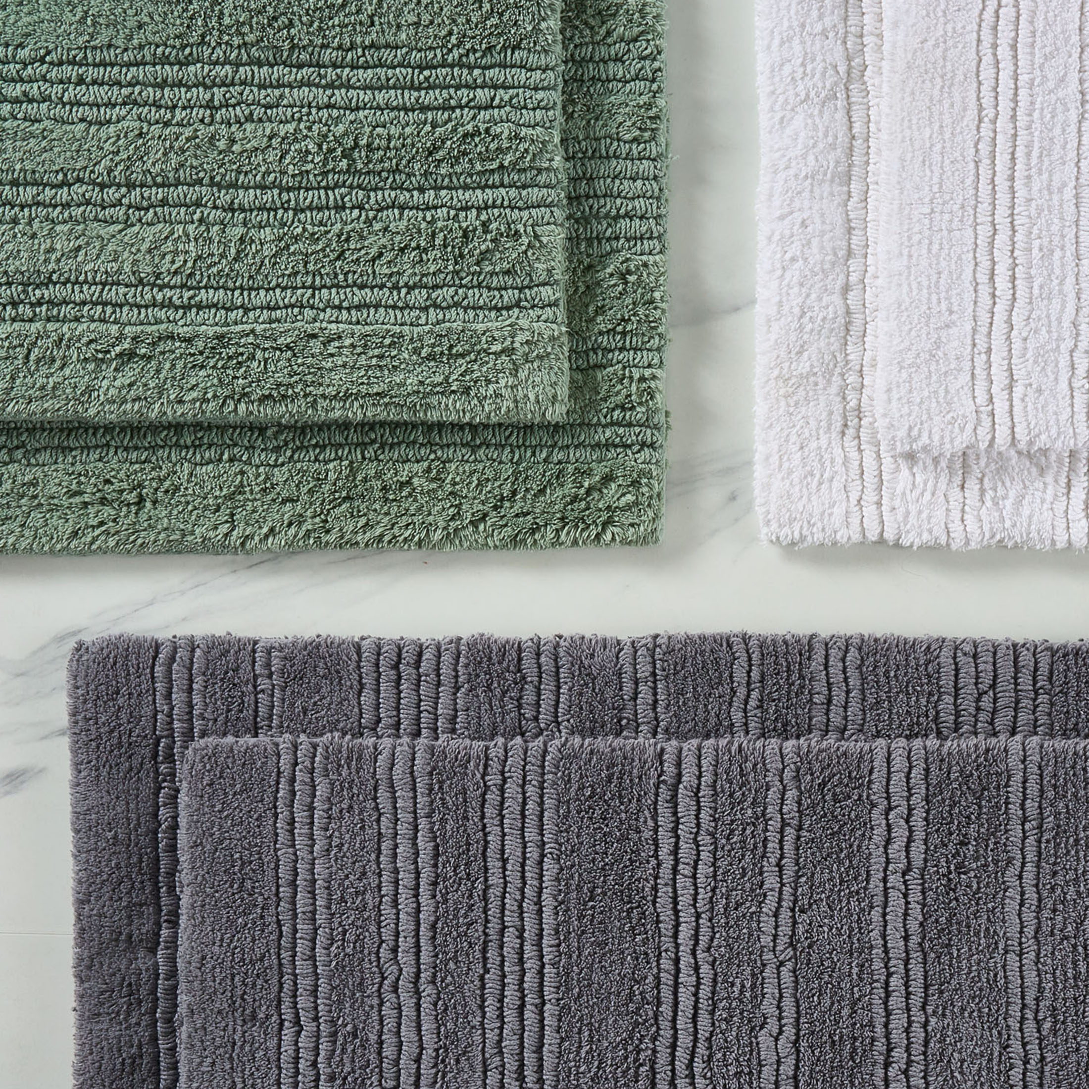 Better Homes & Gardens Cut & Loop Reversible 2-Piece Bath Rug Set, Green photo 6