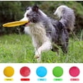 thumbnail image 3 of Juguete de frisbee para perros, juego de 5 frisbee de goma para perros, suave y duradero, juguete flotante para perros, ideal para entrenar, buscar y jugar., 3 of 5