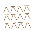 thumbnail image 2 of 12 lazos de terciopelo con lazo giratorio para decoración navideña, decoración sencilla para de Navidad, bolsas de regalo, bolsas de dulces para Marrón, 2 of 9