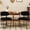 Black, variant on TPHORK Dining Chairs Set of 2,Modern Boucle Dining Chair,Upholstered Accent Chair,Curved Backrest Kitchen Chairs for Dining Room,Kitchen,Living Room,White