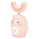thumbnail image 4 of Cepillo de dientes eléctrico para niños, lindo patrón de oso de dibujos animados, cepillo de dientes en forma de U para niños, cepillo de dientes impermeable para niños, parte superior de la línea, 4 of 9