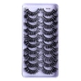 thumbnail image 2 of Pestañas postizas HUOGUO 3D, color negro suave y natural, racimo, 10 pares, 2 of 2