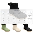 thumbnail image 3 of Waterproof Kitchen Boots For Women Summer Short Plastic Rain Shoes Thickened Overshoes, 3 of 6