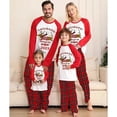 thumbnail image 3 of Pijamas familiares navideños a juego, conjunto de pijamas de Dachshund a través de la Blancanieves, 2023, 3 of 3