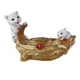 thumbnail image 1 of Adorables estatuas de tigres, adornos para el hogar, llaveros, esculturas de tigres. blanco, 1 of 9