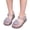 Purple, variant on Girls Jelly Sandals Summer Closed Toe Adjustable Strap Glitter Shell Water Beach Shoes for Kids Blue Size 12 Little Kids