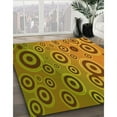 thumbnail image 3 of Ahgly Company Tapis Rectangulaire Lavable en Machine Intérieur Transitionnel Acajou Brun, 4 Pieds x 6 Pieds, 3 of 7