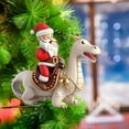 thumbnail image 1 of Fiudx Decoración de Papá Noel y Dragón Blanco, Diseño Festivo, Colgante Acrílico 2D Brillante, Decoración Versátil para El Hogar, Árbol de Navidad o Centro de Mesa, Fácil Instalación, Incluye 1 Adorn, 1 of 6