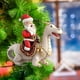 thumbnail image 1 of Adorno navideño acrílico 2D de Santa Claus White Dragon - Colgante plano para el árbol o la pared, 1 of 6