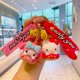thumbnail image 2 of Llavero Kawaii de dibujos animados muñeca Hello Kitty Melodys Kuromies pompón Purin llavero 3D regalos, 2 of 4