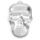 thumbnail image 1 of FELTECHELECTR Molde de aluminio para hornear pasteles, chocolates, fondant y dulces con forma de calavera para Halloween (plateado), 1 of 4