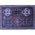 thumbnail image 1 of Ahgly Company Machine Washable Indoor Rectangle Persian Blue Traditional Area Rugs, 2' x 4', 1 of 4