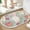 E, variant on Fmbmuo Bohemian Bathroom Rugs Oval Low Pile Non-Slip Backing Bath Mats for Bathroom Rubber 16x24in D