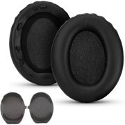 ARMFORCE Earpads Replacement for Sony WH-1000XM3(WH1000XM3) Headphones Earmuffs Faux Leather Black Ear Pads Cushions