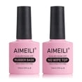 thumbnail image 1 of Set de esmaltes de uñas en gel AIMEILI con base de goma y capa superior que no se limpia, 1 of 9