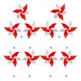 thumbnail image 2 of 10Pcs Desk Pinwheel Decors Pinwheel Decors Spinners Windmill Decorations for Garden, 2 of 8