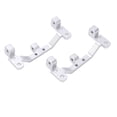 thumbnail image 3 of RC Tie Rod Axle Mount Adapter, DIY RC Tie Rod Linkage Axle Fixed  High Performance 2pcs Aluminum Alloy  For 1/12 RC Crawler Silver,Black, 3 of 8