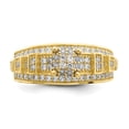 thumbnail image 5 of Primal Gold 10 Karat Yellow Gold Cubic Zirconia Micropave Ring, 5 of 7