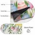thumbnail image 6 of 2'x6' Rug Runners for Hallways Kitchen, Spring Floral Easter Non Slip Entryway Beside Floor Carpet Runner, Pastoral Tulip Flowers Watercolor Washable Laundry Room Bedroom Throw Rugs Mat, 6 of 8