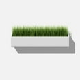 thumbnail image 7 of Veadek Geo Series Short Hanging 16" Planter - White, 7 of 7