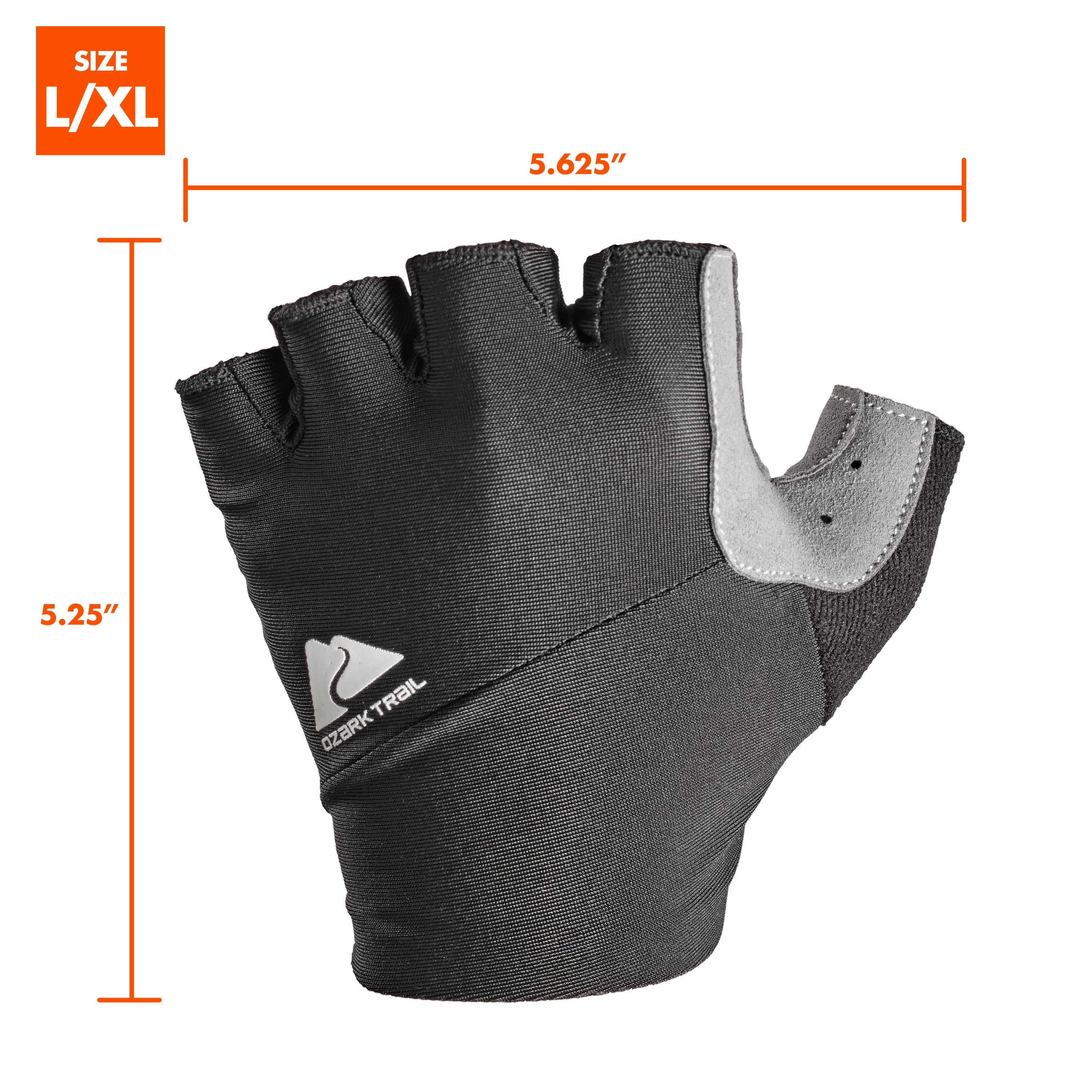 Ozark Trail Gel-Padded Fingerless Bicycle Gloves