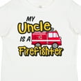 thumbnail image 4 of Inktastic My Uncle is a Firefighter with Fire Truck Boys or Girls Toddler T-Shirt, 4 of 5