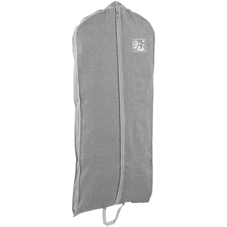 Better Homes & Gardens Hanging Garment Bag, 54" Gray photo 1