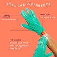 thumbnail image 2 of Guantes exfoliantes Cleanlogic para baño y cuerpo elásticos, 3 pares, 2 of 6