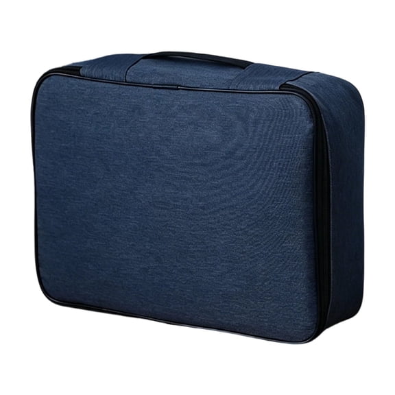 Travel Bag Organizer | Water Resistant Travel Organizer for Documents and Cosmetics, Great Travel Gift, Zippered Toiletry Bag for Men and Women