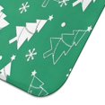 thumbnail image 5 of Green Christmas Tree Pattern Dish Drying Mat for Kitchen 1 Pack, Ultra Absorbent Microfiber Dishes Drainer Mats,16x18in(41x46cm), 5 of 6