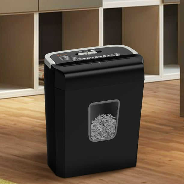 Bonsaii 8-Sheet Cross Cut Paper Shredder C277-C for Home Office