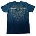 thumbnail image 2 of American Fighter Men's T-Shirt Dip Die Puff Print Dugger Tee in Blue (X-Large, Blue), 2 of 3