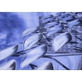 thumbnail image 1 of Ahgly Company Machine Washable Indoor Rectangle Transitional Day Sky Blue Area Rugs, 5' x 7', 1 of 7