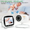 3.5" Audio Video Baby Monitor, Wireless Digital Night Vision Safety Viewer