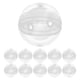 thumbnail image 1 of 200 cápsulas transparentes para máquinas expendedoras, ideales para exhibir juguetes y regalos de fiesta. Esferas de plástico transparentes y duraderas para manualidades y abalorios., 1 of 8