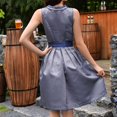 thumbnail image 2 of Vestido sin Mangas para las Mujeres Empalme Cremallera Vestido de Talla Alta Tejer Tela, Moda Ocio Vestido Casual para las Mujeres, 2 of 5